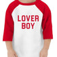 Toddler Boys Valentine'S Day Shirt Mr Valentines Sunglasses Graphic Cotton Outfit Casual 3/4 Raglan Sleeve Tee Tops (5-6T, Red2)
