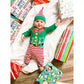 Happidoo Baby Boy Christmas Outfit Xmas Clothes Newborn Elf Bodysuit (Green,0-3 Months)
