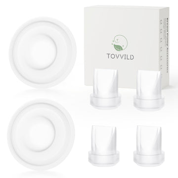 TOVVILD Duckbill Valves Silicone Diaphragm Compatible with Momcozy V1/V2 Breast Pump, Replacement Pump Parts Accessories Compati