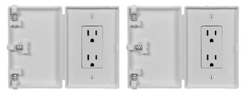 Child Be Safe, Baby Toddler Pet Resistant Electrical Safety Cover Guard For Home And Business, Made In Usa, Compatible With Deco