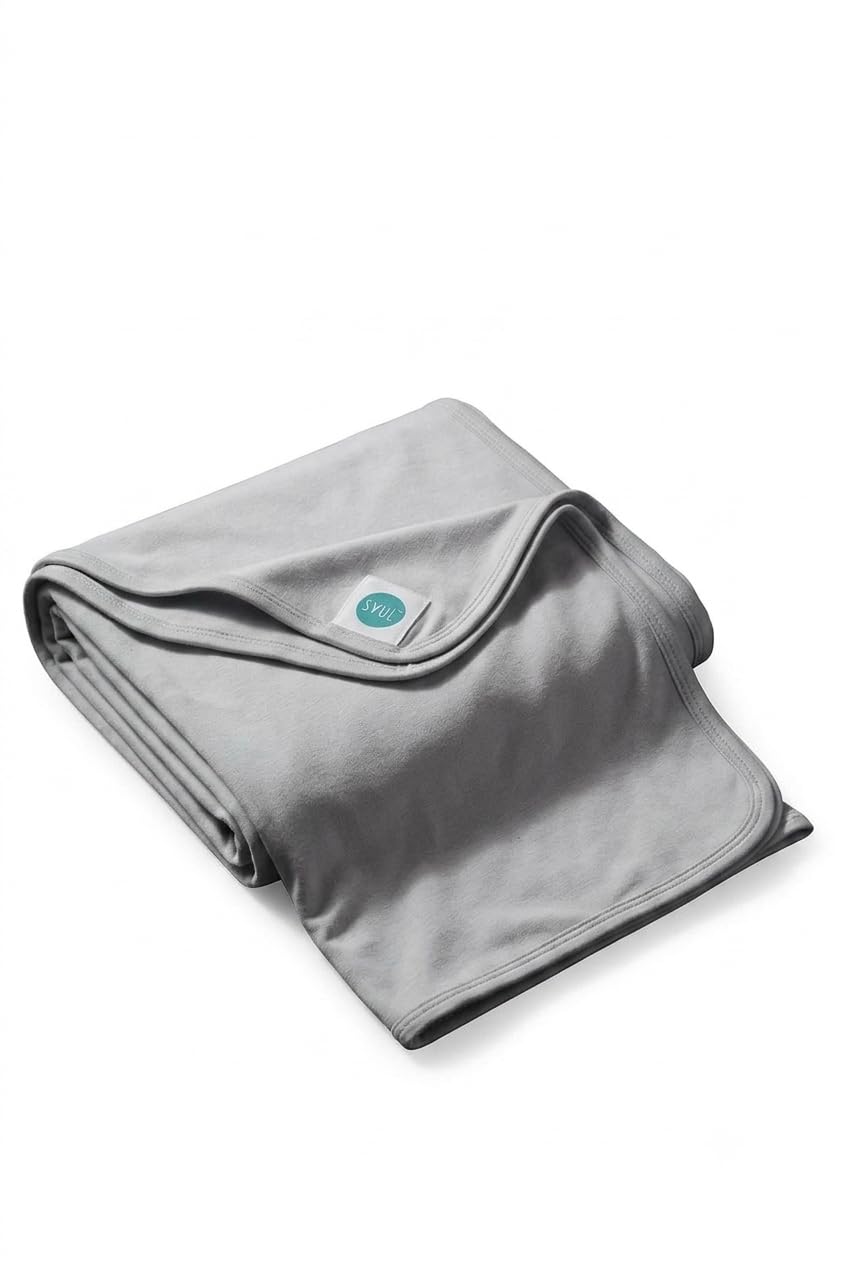 SOULSLINGS Baby Blanket for Newborn & Toddlers  Moon | Soft Breathable Lightweight Baby Wrapper Blanket | Gentle & Skin Friendl