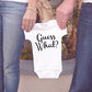 Guess What? Pregnancy Announcement Onepiece 0-3 Months Black