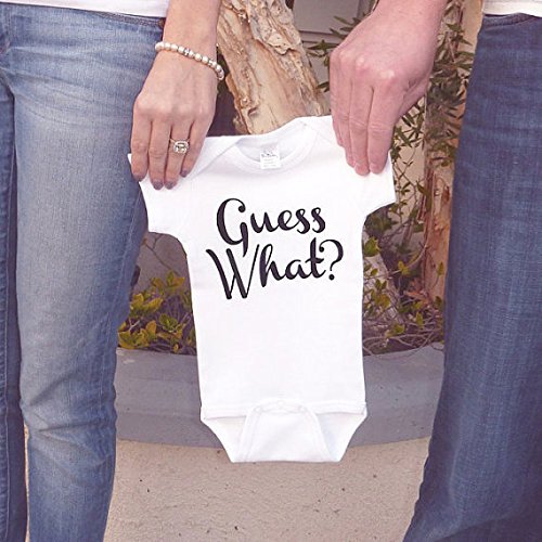 Guess What? Pregnancy Announcement Onepiece 0-3 Months Black
