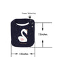 Maiwa 6 Pack Waterproof Cotton Baby Bibs For Girls For Drooling Eating Teething With Snaps
