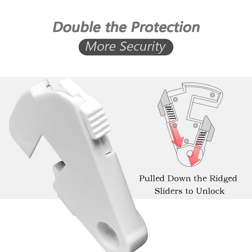 Toggle Light Switch Guard, Ilivable Child Proof Switch Plate Cover Rotary Lock Protects Your Lights From Being Accidentally Turn