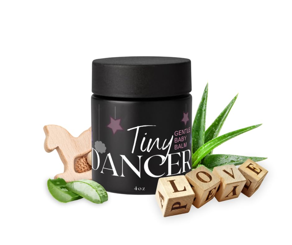 Tiny Dancer Baby Balm | All Natural, Toxin Free Gentle Skin Care for Baby | Fragrance Free, All In One Vitamin Enriched Hydratin
