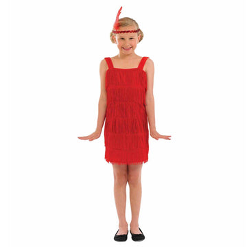 Fun Shack Flapper Dress Kids Costume Roaring 1920S 20S Halloween Costumes For Girls - Large