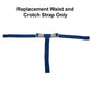 Replacement Strap For Booster Seat - Fisher-Price Healthy Care Booster Seat B7275 - Includes 1 Blue Waist And Crotch Strap