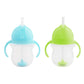 Munchkin Click Lock 7 Ounce Weighted Flexi-Straw Cup (2 Count, Green/Blue)
