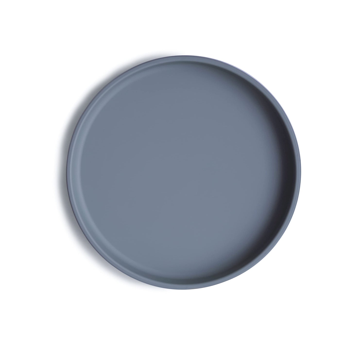 mushie Classic Silicone Suction Plate | BPA-Free Non-Slip Design (Tradewinds)