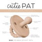 Ryan & Rose Cutie Pat Pacifier Teether (Bulb, Tan)