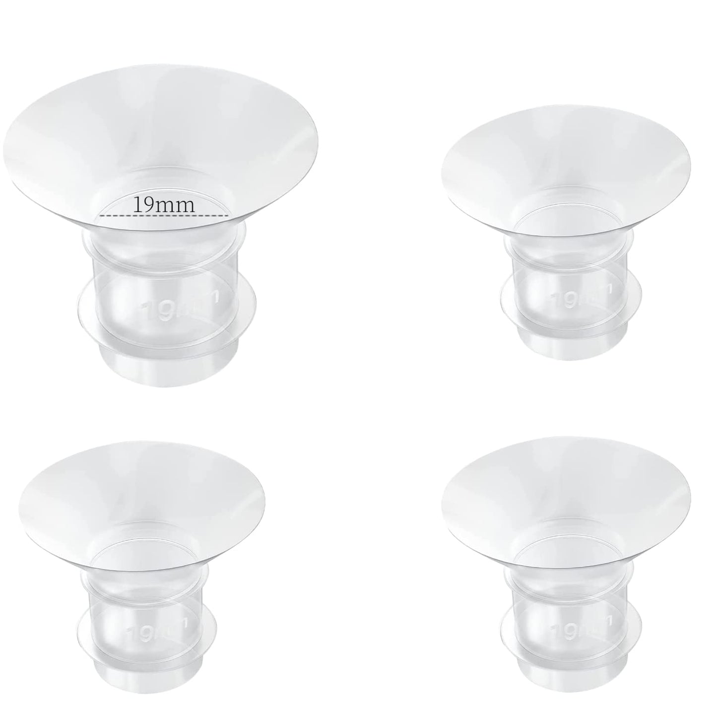 Flange Inserts 19Mm For Medela,Spectra 24Mm Shields/Flanges,Compatible With Momcozy S12 Pro/S9 Pro/S9/S12 Wearable Breast Pump,R