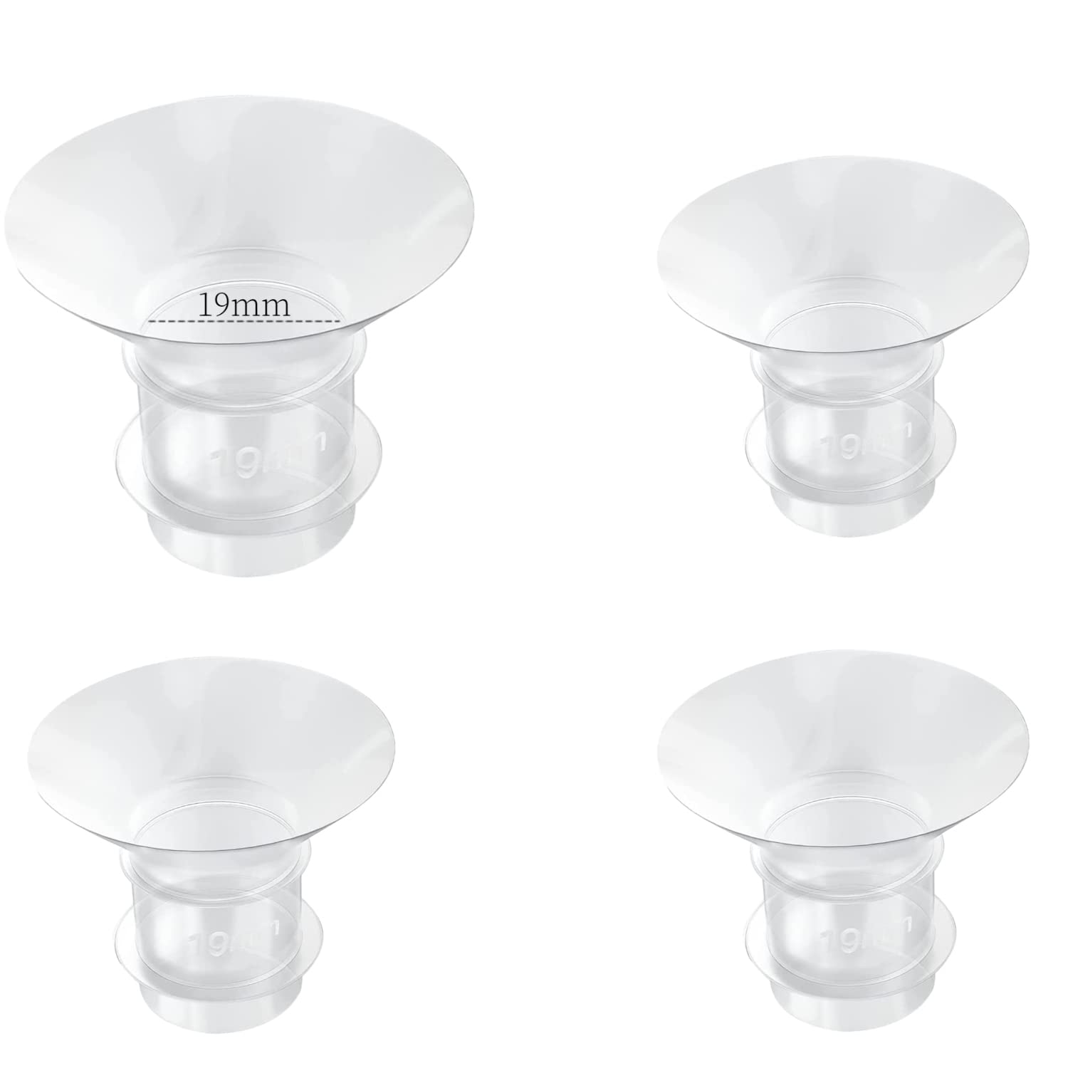 Flange Inserts 19Mm For Medela,Spectra 24Mm Shields/Flanges,Compatible With Momcozy S12 Pro/S9 Pro/S9/S12 Wearable Breast Pump,R