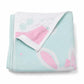 Babyholic 6 Layer Muslin Baby Blanket, Soft Breathable Cotton Swaddle Wrap for Newborn Baby Girls, C.Green