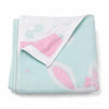 Babyholic 6 Layer Muslin Baby Blanket, Soft Breathable Cotton Swaddle Wrap for Newborn Baby Girls, C.Green