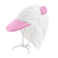 Cuddle Club Baby And Toddler Adjustable Sun Hat | Upf 50+ All-Day Uv Protection For Infant 'S Head & Neck - Bear Pink S