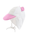 Cuddle Club Baby And Toddler Adjustable Sun Hat | Upf 50+ All-Day Uv Protection For Infant 'S Head & Neck - Bear Pink M