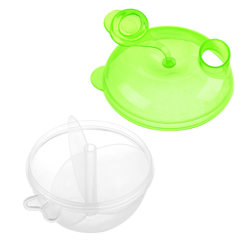 Accmor Baby Formula Dispenser for On-The-Go Feedings, Three-Compartment Non-Spill Formula Container to Go, Snack Milk Powder Dis