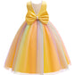 Jup'Elle Baby Girls Dresses With Pearls & Rainbow Color Tulle - Party Wedding Pageant Eastern Flower Girl Dress 3 Months
