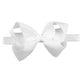 Rufflebutts Girls White Bow Headband - One Size