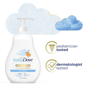 Baby Dove Lotion, Rich Moisture, 13 Ounce (Pack Of 3)