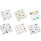 SERAAS Baby Muslin Cotton Hanky | Lightweight Washcloth for Newborn & Infant Care | Pack of 6 | Multicolor