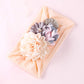 Baby Girl'S Beautiful Headbands With Chiffon Lotus Flower Soft Nylon Headwrap,Head Wraps For Newborn,Toddler And Kids (3Pc - C -