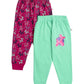 BUMZEE Maroon & Green Full Length Girls Pyjamas Pack of 2 Age  612 Months (Peb8732Cmrn.grn)