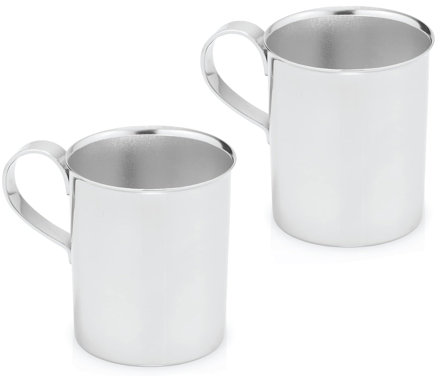 Kiddobloom Children Stainless Steel Cups (2 Pc) - Education
