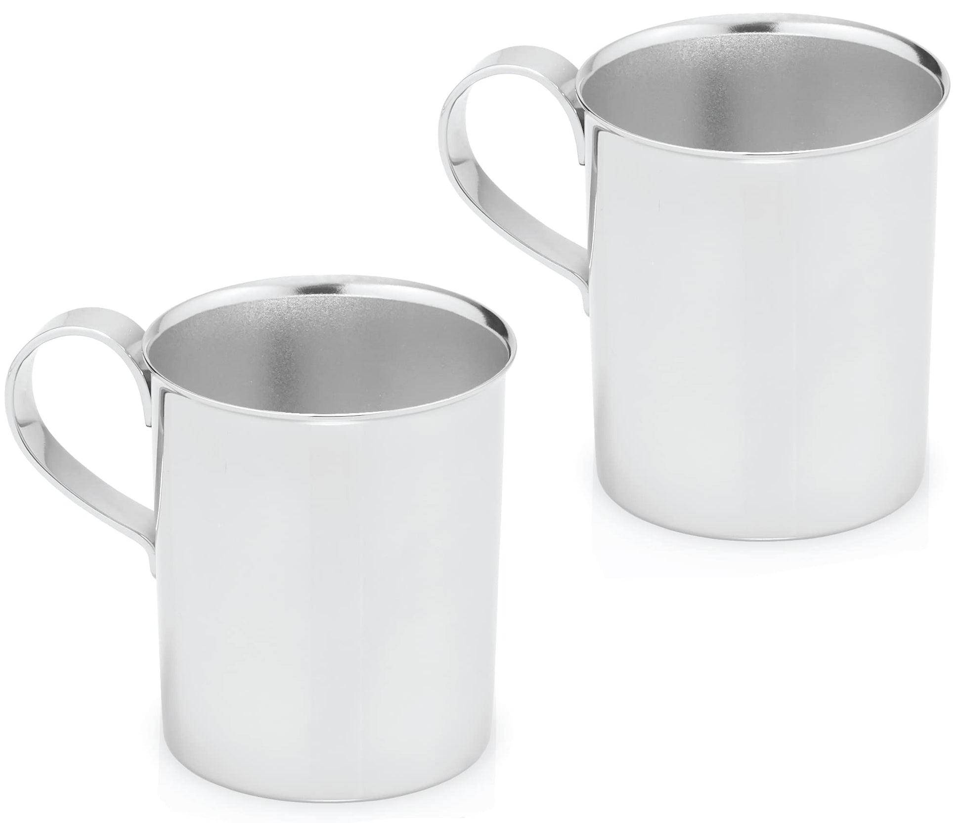 Kiddobloom Children Stainless Steel Cups (2 Pc) - Education