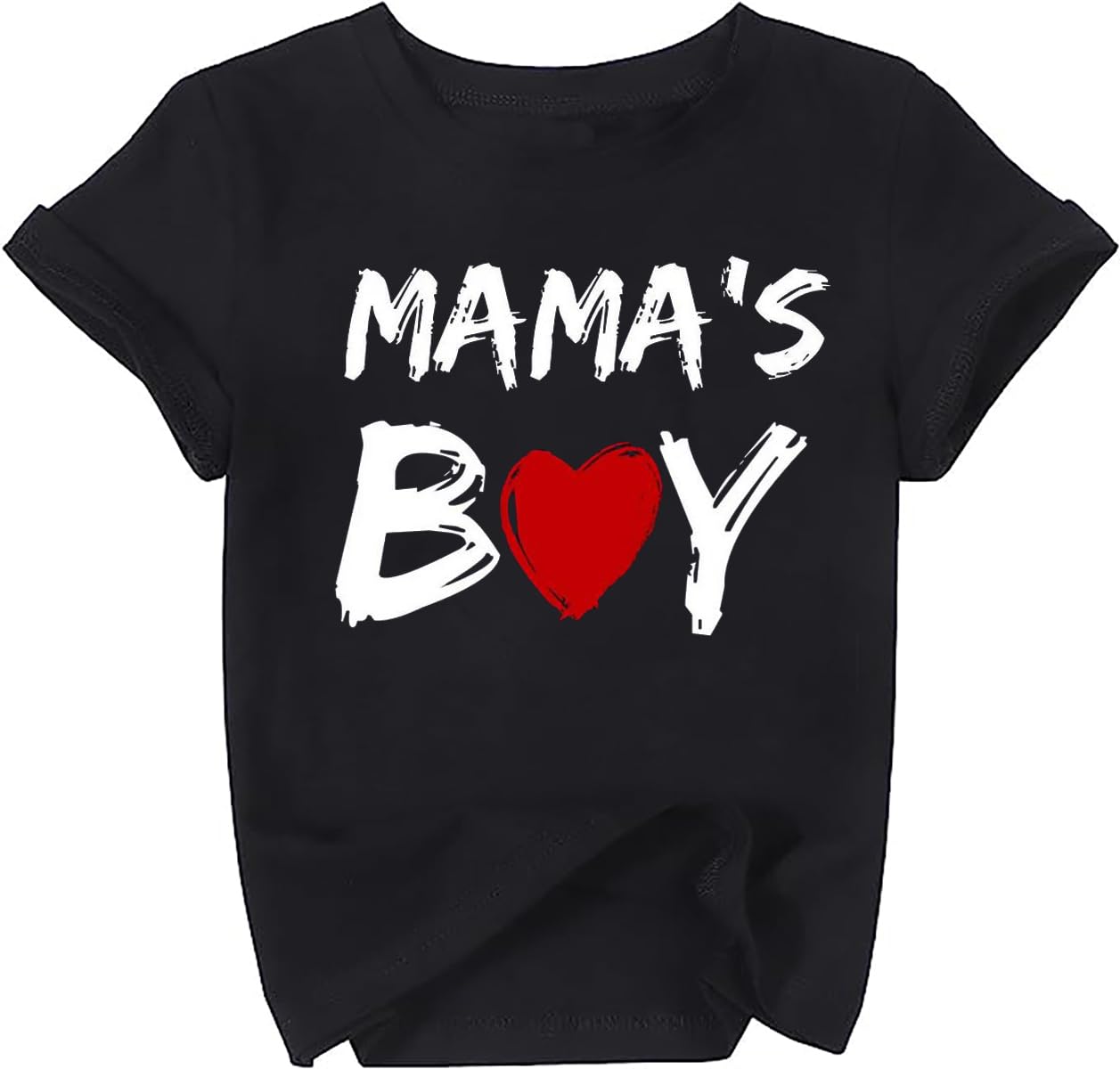 Toddler Boy Valentine'S Day T Shirt Cute Lover Boy Shirt Kids Funny Letter Print Valentine'S Day Shirts Tops (4-5T, Black2)