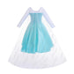 Dressy Daisy Girls' Ice Princess Dress Costume Birthday Halloween Christmas Fancy Party Dresses With Train Size 4T Style A