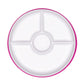 Oxo Tot Stick & Stay Suction Divided Plate - Pink