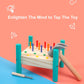 OUJILA Wooden Baby Workbench Pounding Hammer Toy for Toddlers,STEM Educational Preschool Learning Toys for Kids, Great DIY Gift