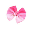 LDDCX Red Valentine Grosgrain Ribbon Hair Bow Clips Bowknot Hair Barrettes. (Rose red Heart)