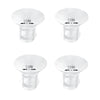 Bliblo 4Pcs Flange Insert 21Mm,Compatible With Medela/Tsrete/Momcozy,Bpa Free Silicone Insert For Wearable Breast Pump Shield/Fl