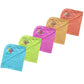 SR CREATIONS Newborn Baby Towels Polycotton Hooded Soild Color Towel(20X20) (03 Months, 5Color)