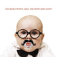 Intatikoo Funny Baby Pacifiers,Mustache Pacifiers For Babies 0-36 Months,Baby Teeth And Vampire Pacifier Funny Pacifiers For Boy