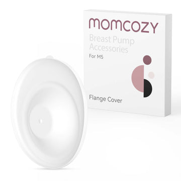Momcozy Flange Lid Only Compatible With Momcozy M5 Not For Others. Dust-Proof Flange Cover Original M5 Breast Pump Replacement A