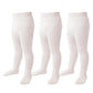 Marchare Baby Girls Tights Thick Solid Cable Knit Leggings Winter Warm Stockings For Toddler Girls 1-2T Ivory 3 Pack