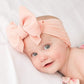 Insowni 8 Pack Big Bow Super Stretchy Nylon Headbands Turban Headwraps Hair Accessories For Baby Girls Toddlers Infants Kids