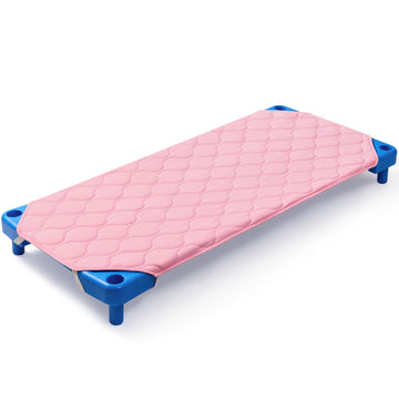 Comfyanno Quilted Daycare Cot Nap Mat for Boys, Girls, Soft & Breathable, Gentle on Skin, Extra Support & Comfort for Standard C