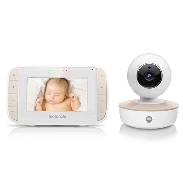 Motorola Mbp44 Digital Audio & Video Baby Monitor 4.3In Color Screen, Remote Pan Tilt Zoom, Two-Way Communication, Temperature D