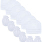 Rative Newborn Baby Mittens And Caps Set Cotton Gloves No Scratch Mittens For 0-6 Months Boys Girls (6White(Mittens+Caps))