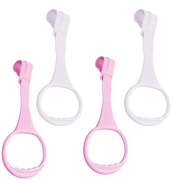 4Pcs Walk Assistant Plastic Baby Crib Pull Rings For Baby Baby Pull Up Rings Cot Hanging Rings For Infant Baby Toddler Practice