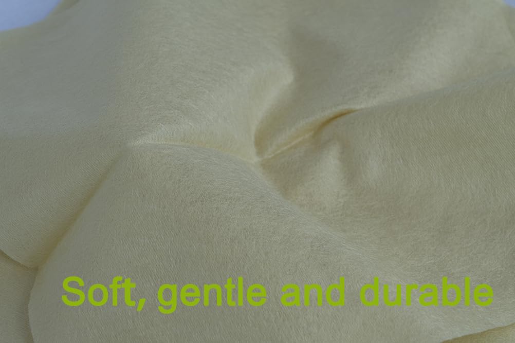 400 Count Careboree Unbleached Dry Baby Wipes Unscented Multi-Purpose Cotton Tissue Small Size
