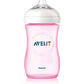 Philips Avent Natural Response 3.0 Pink Feeding Bottle 260Ml Scy903/11