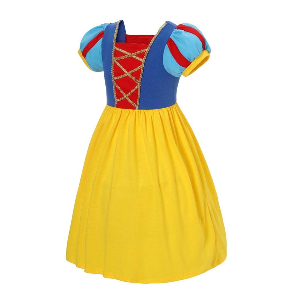Dressy Daisy Toddler Girls Princess Dress Up Clothes With Accessories Halloween Birthday Party Everyday Outfit Size 3T To 4T, Ye