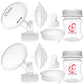 Nenesupply 21Mm Flange Pump Parts Compatible W Spectra S2 S1 Breast Pumps Replacement Kit For Spectra Pump Parts 21Mm S2 Parts S