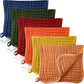 Irenare 6 Pieces Large 20 X 10 Inch Muslin Burp Cloths Multi-Colors Washcloths Burping Cloth Diapers 6 Absorbent Layers Muslin F